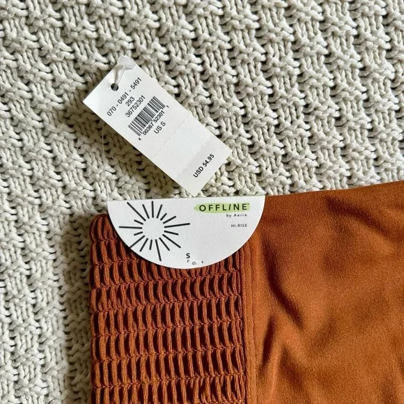 Offline by Aerie Rust Leggings - Picture 4 of 7